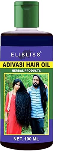 ELIBLISS Adivasi Hair Oil for Hair Growth & Hair Fall Control - 100ml Natural Hair Care for Men & Women - Promotes Stronger, Healthier Hair at Home or Salon