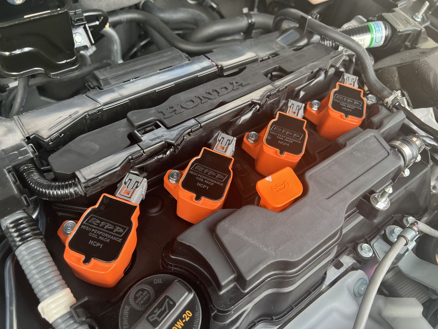 Honda 4 Cylinder High Performance Ignition Coil Packs - Upgrade for Civic, Accord, CR-V - Improve Engine Power & Fuel Efficiency