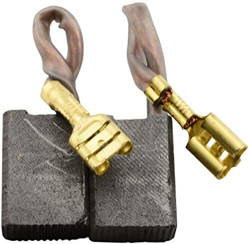 Milwaukee AG24-230E Carbon Brushes Replacement - Compatible with AG24-230E Power Tools - Auto Stop Feature with Cable & Spring - Fits Part Numbers 4.931.395.107 & 4931 3951 07 - Ideal for DIY Projects, Woodworking, and Professional Construction Use
