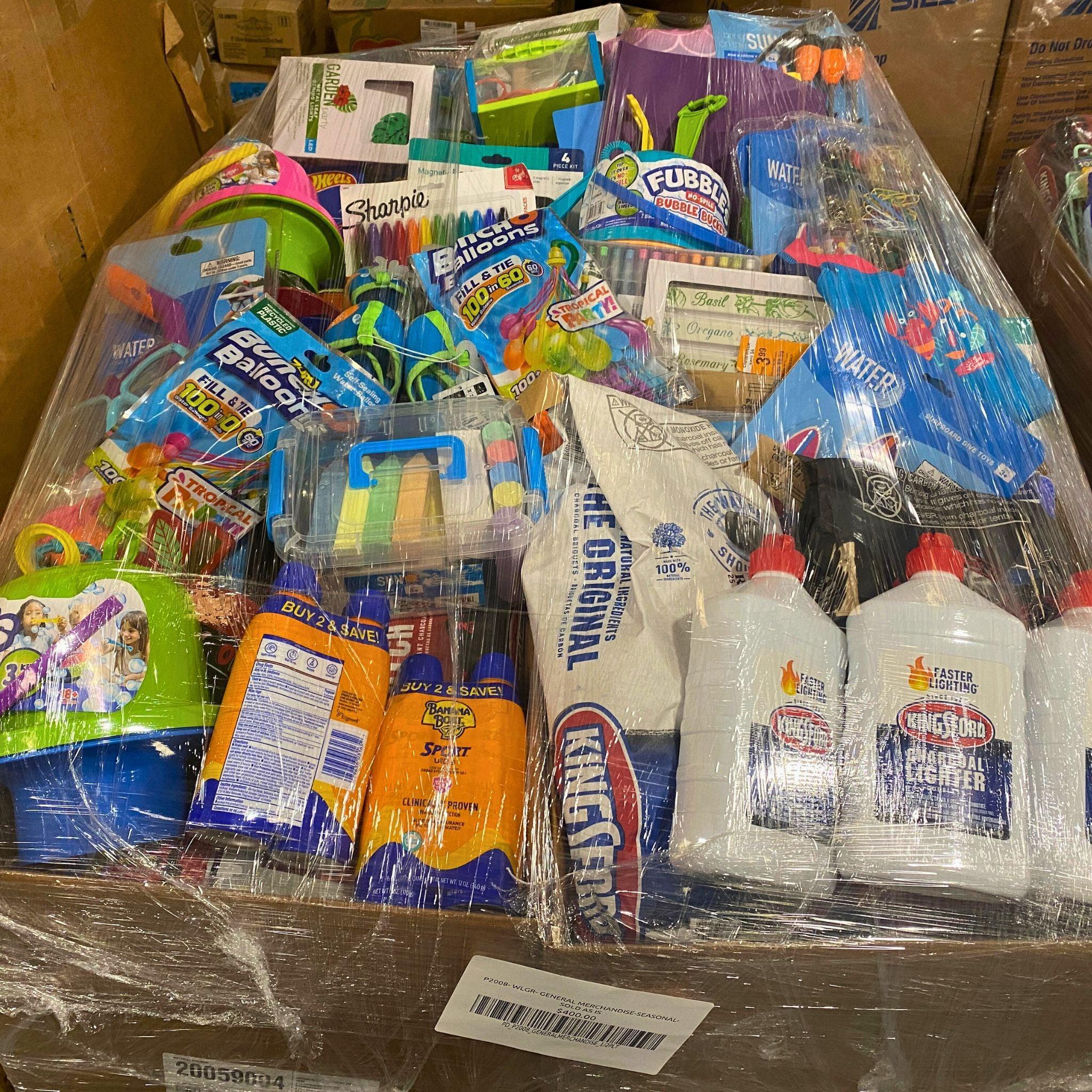 P2008 WLGR General Merchandise Seasonal Items - Bulk Wholesale Lot (Unmanifested) - Perfect for Resale, Flea Markets & Storage Auctions