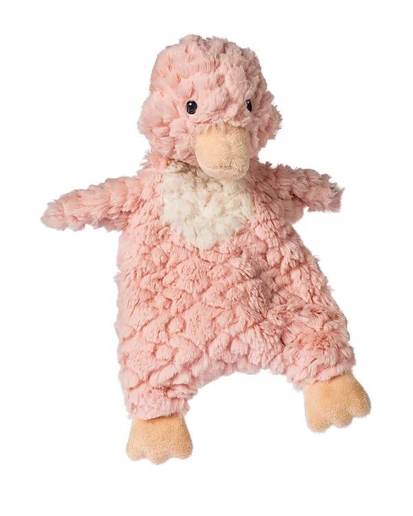 Mary Meyer Soft Plush Putty Nursery Duck Lovey Blanket - Cuddly Baby Security Blanket for Newborns & Toddlers - Perfect for Naptime, Bedtime & Travel Comfort