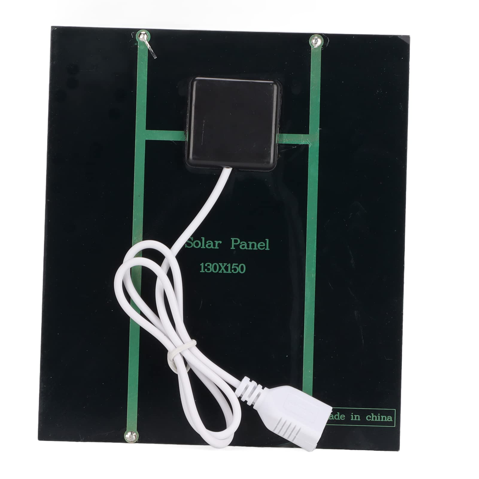5V 2.5W USB Solar Powered Fan - Portable Mini Ventilator with Polysilicon Panel for Car, Attic, Greenhouse, Chicken Coop - Perfect for Outdoor Travel, Camping, Hiking & Picnic Adventures