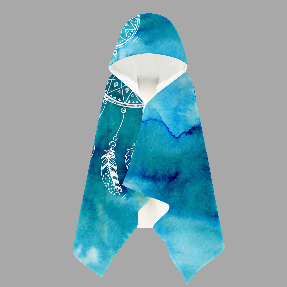 Ocean Dreaming Kids Hooded Beach Towel - Soft & Absorbent Swim Cover Up for Boys & Girls - Perfect for Pool, Beach, and Summer Vacations