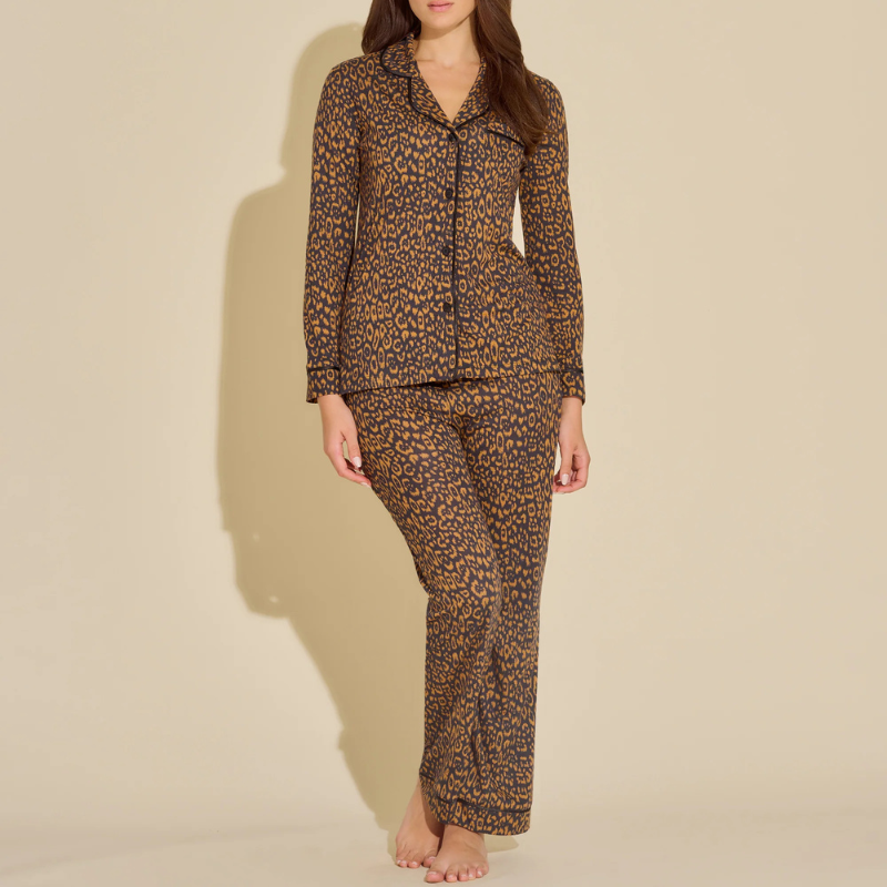 Cosabella Printed Pajama Set - Soft Leopard Print Sleepwear for Women | Cozy Lounge & Sleepwear | Perfect for Relaxing at Home & Gift Giving