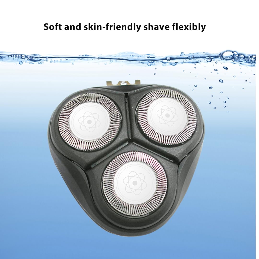 Philips Norelco RQ64 PT725/720/726/735/737 AT890 Replacement Shaver Heads - Compatible with Philips Norelco Electric Razors - Perfect for Travel & Daily Shaving