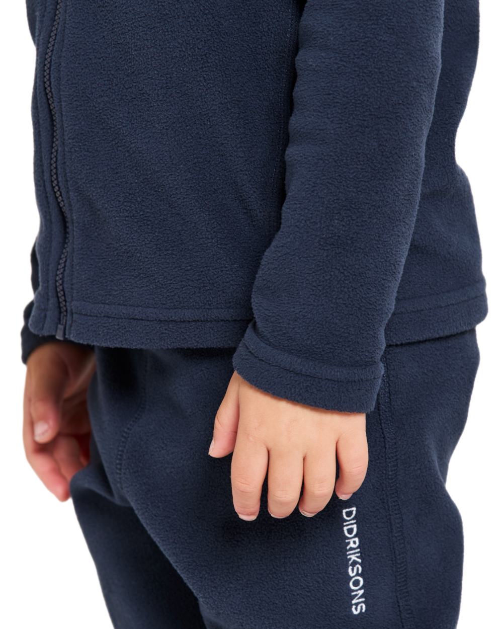 Didriksons Monte Kids Full-Zip Fleece Jacket - Warm & Cozy Winter Outerwear for Boys & Girls - Perfect for School, Play & Outdoor Adventures