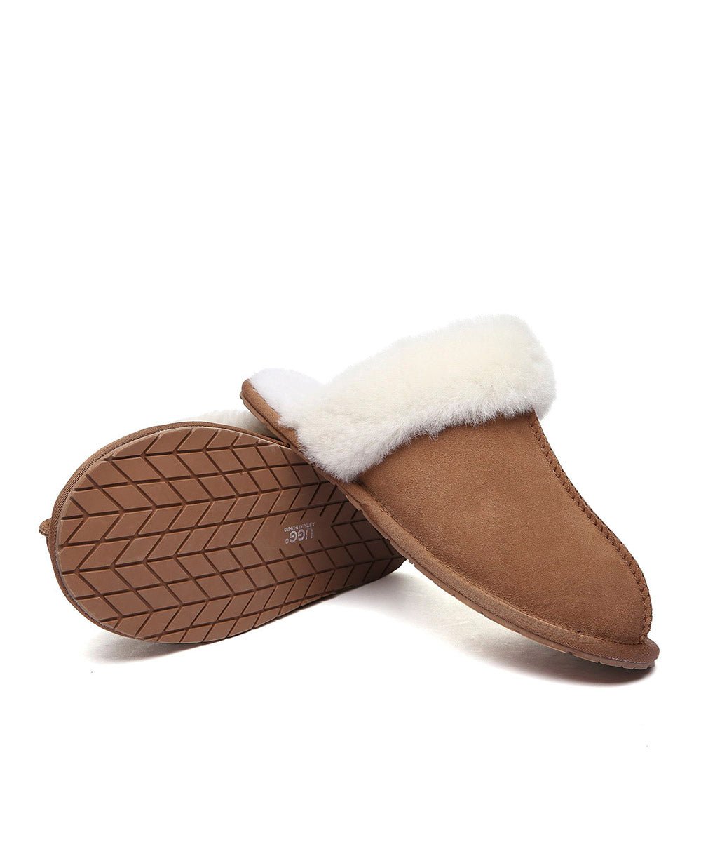 Men's UGG Snuggly Slippers - Cozy Indoor/Outdoor House Shoes with Soft Fleece Lining for Winter Comfort & Warmth at Home