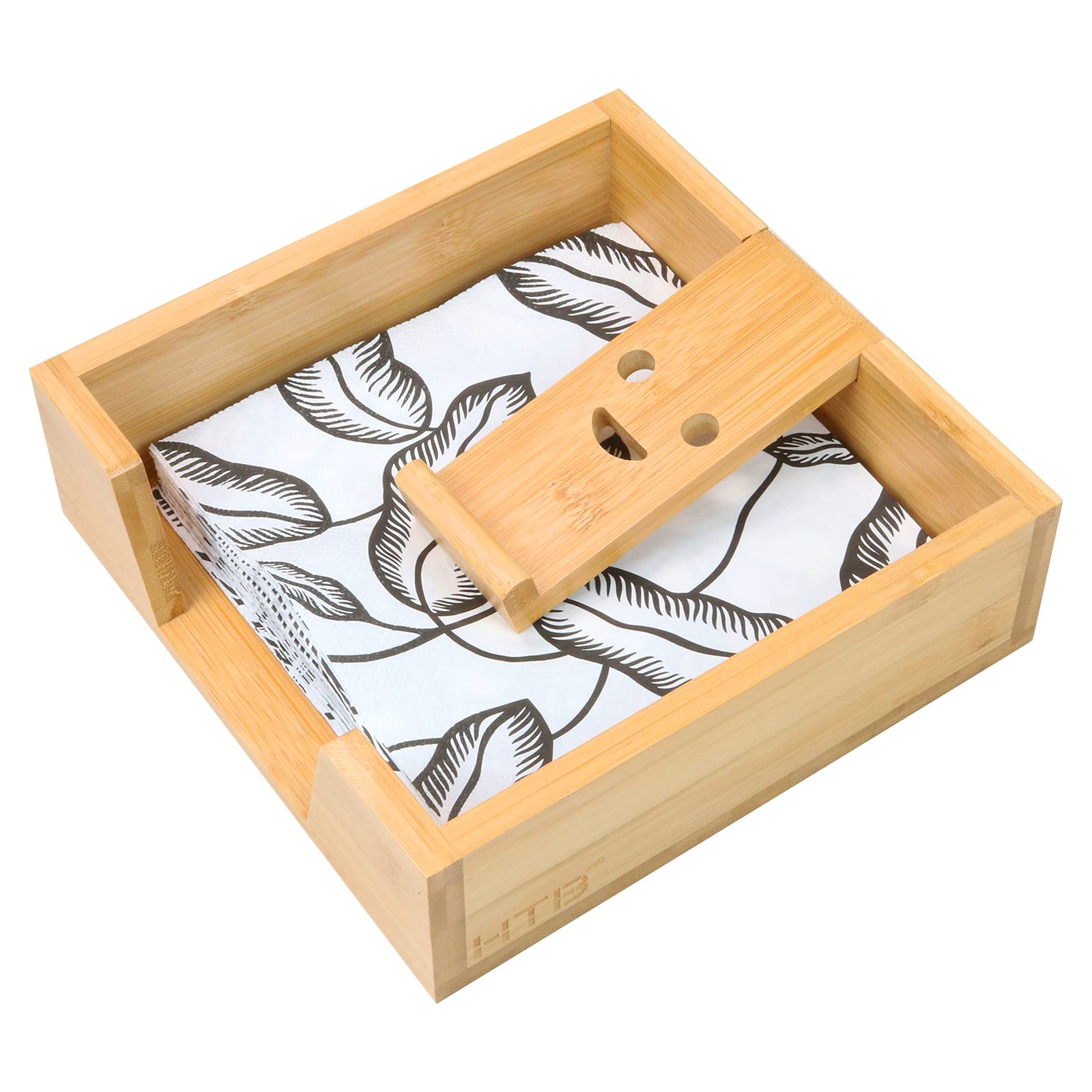 Stainless Steel Napkin Holder for Kitchen & Dining Table - Elegant Paper Napkin Basket for Restaurants, Parties, and Home Decor