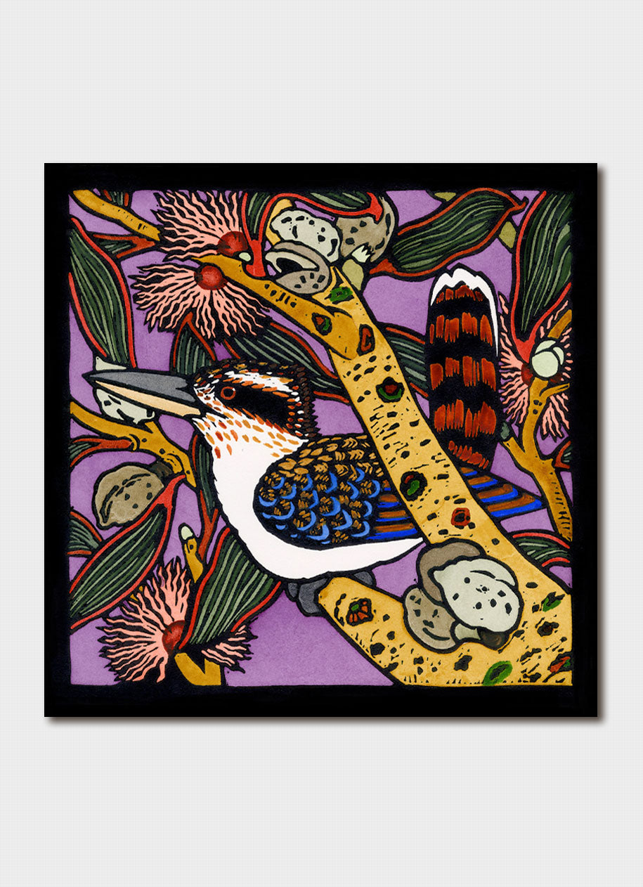Kit Hiller Greeting Card with Kookaburra Design - Perfect for Birthdays, Anniversaries & Special Occasions