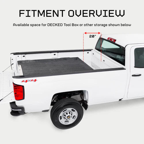 DECKED Truck Bed Drawer System for 1999-2016 Ford F-250/F-350 Super Duty - Heavy Duty Storage for Tools, Gear & Camping Equipment