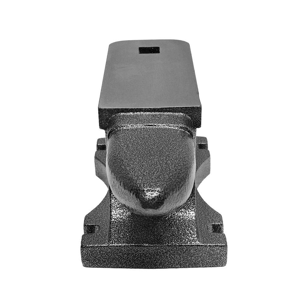 Prolinemax Blacksmith Cast Iron Heavy Duty 75 Lbs Anvil with Long Horn and Hardy Hole - Perfect for Metalworking, Forging, and DIY Blacksmith Projects
