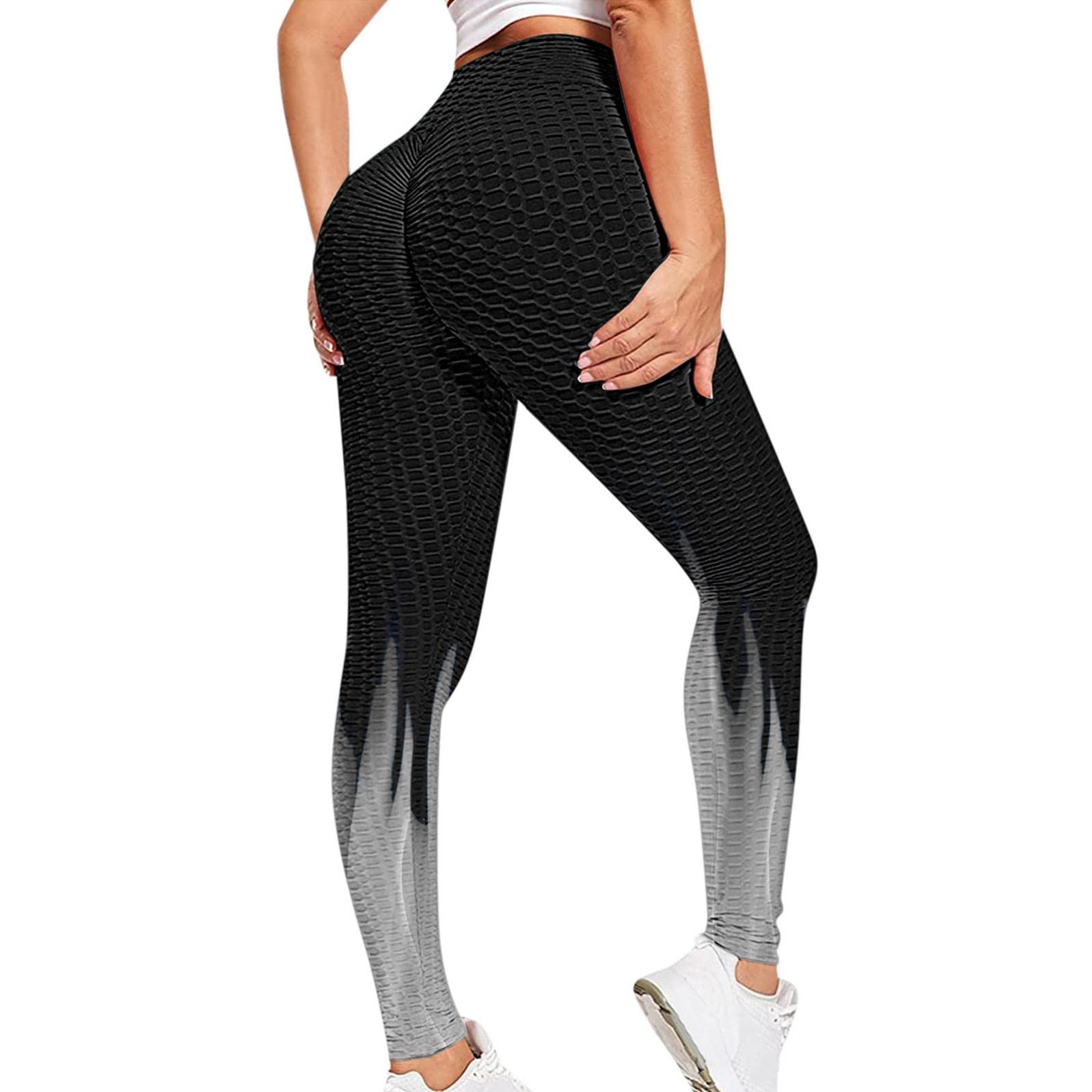 High Waisted Tummy Control Leggings for Women - Seamless Yoga Workout Pants for Gym & Lounge