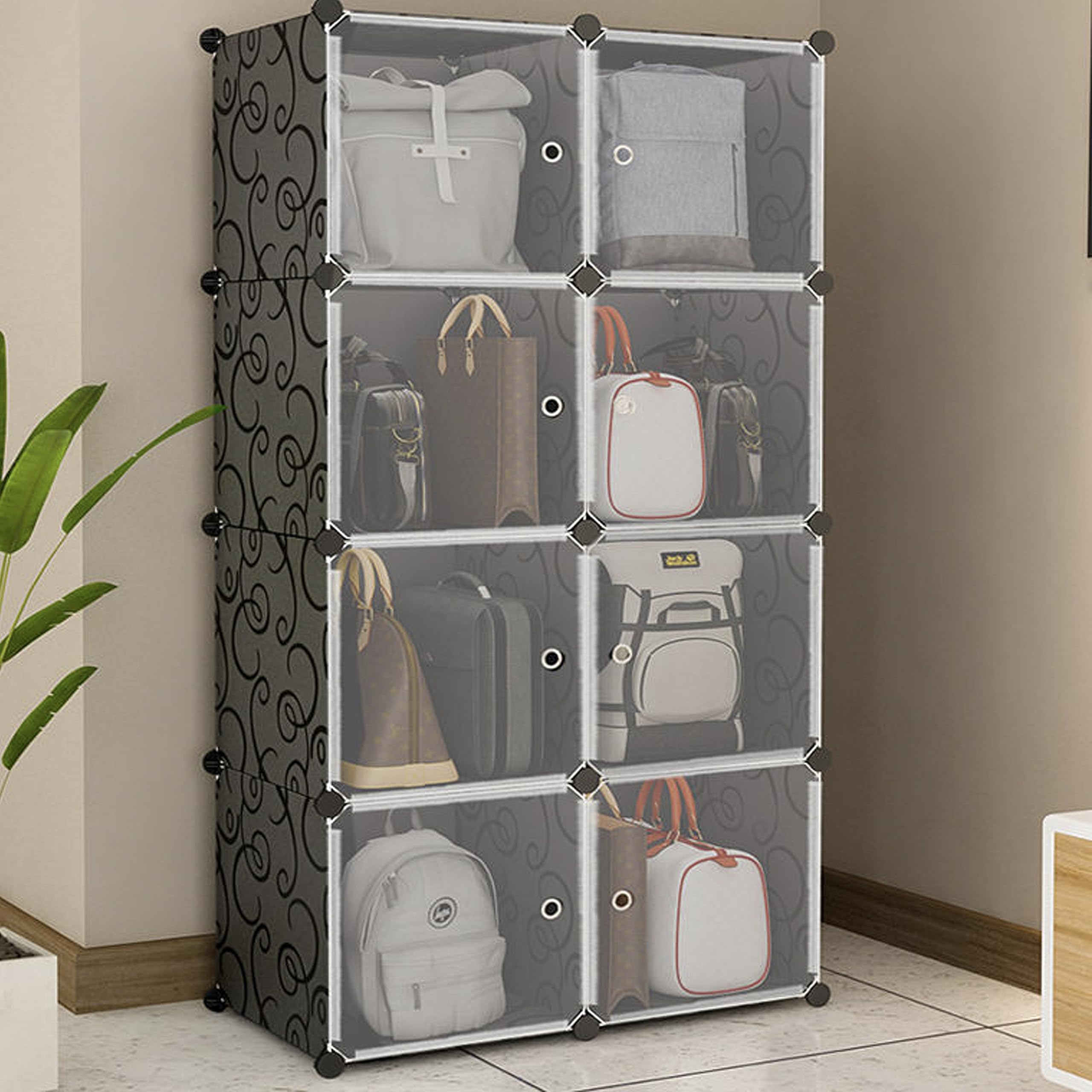 15 PCS Plastic Wire Cube Connectors for DIY Storage Shelves, Closet Organizers & Wire Grid Cubes - Perfect for Home, Office & Garage Organization