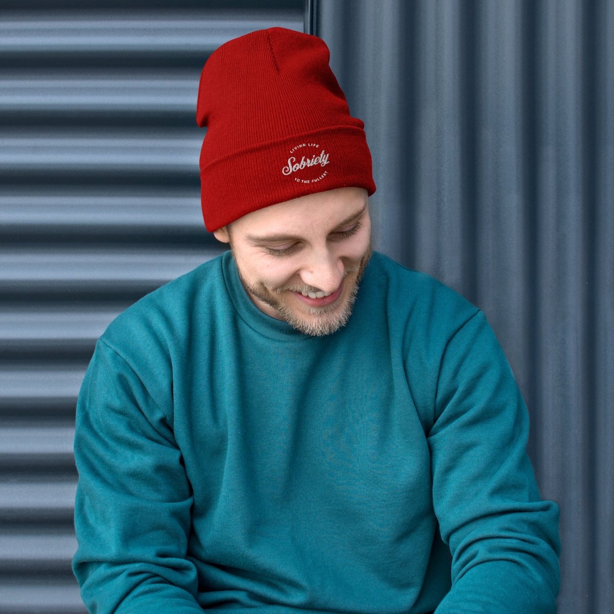 Best Sobriety Knit Beanie for Men & Women - Warm Winter Hat for Recovery & Support - Perfect for Outdoor Activities & Daily Wear
