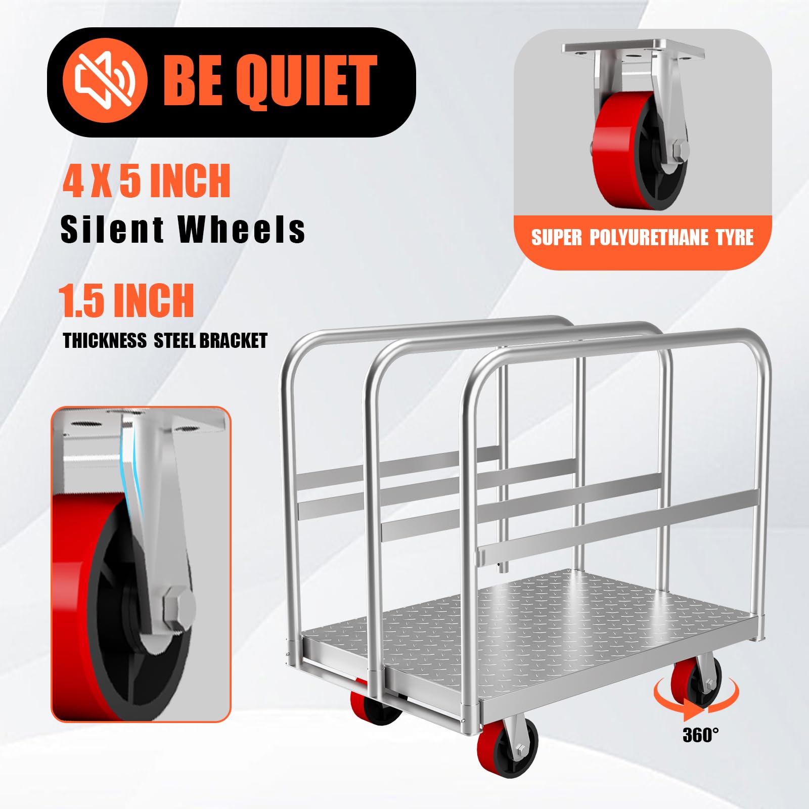 GARVEE 2-in-1 Heavy Duty Panel Truck Cart - 36