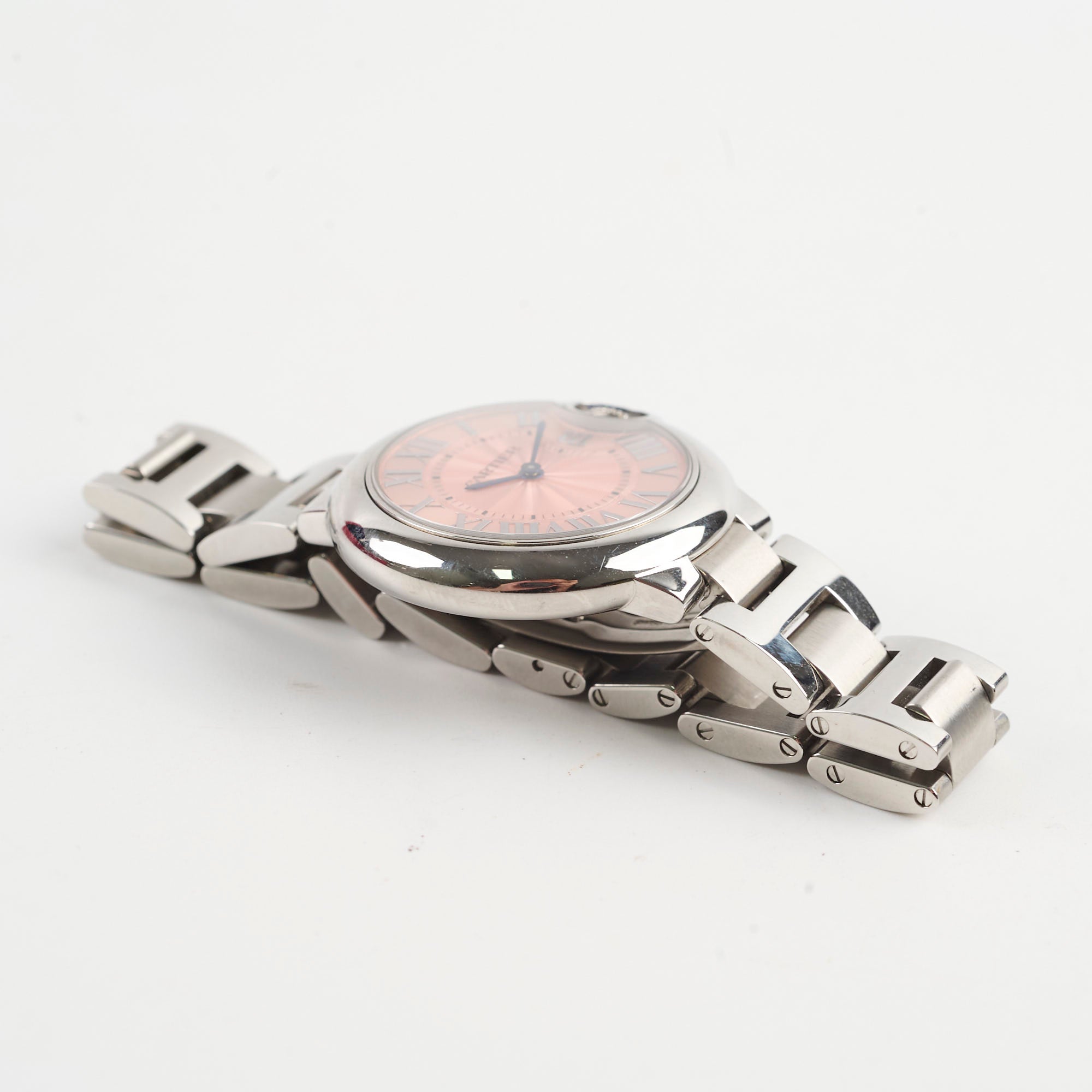 Cartier Ballon Bleu 33mm Pink Dial Women's Watch 819471ZX - Luxury Gift for Her, Perfect for Weddings & Special Occasions