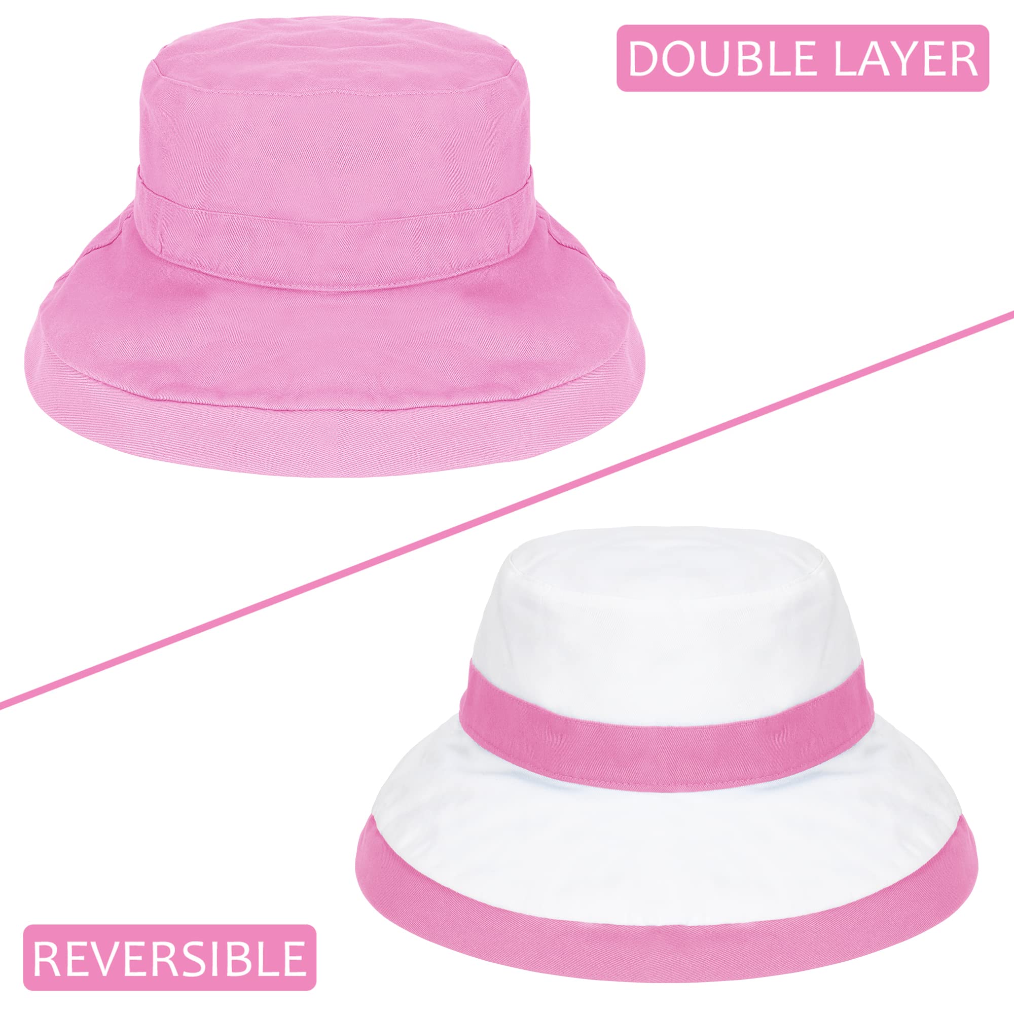 Solaris Reversible Sun Hat for Women - UPF 50+ UV Protection, Packable & Lightweight Bucket Hat for Beach, Outdoor, Travel & Summer Activities