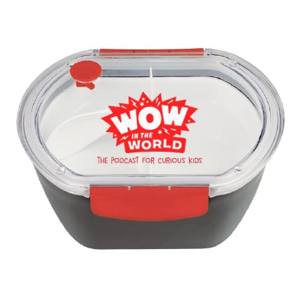 Wow in the World Food Storage Container - Airtight BPA-Free Kitchen Organizer for Meal Prep, Leftovers & Snacks - Perfect for Home, Office & Travel