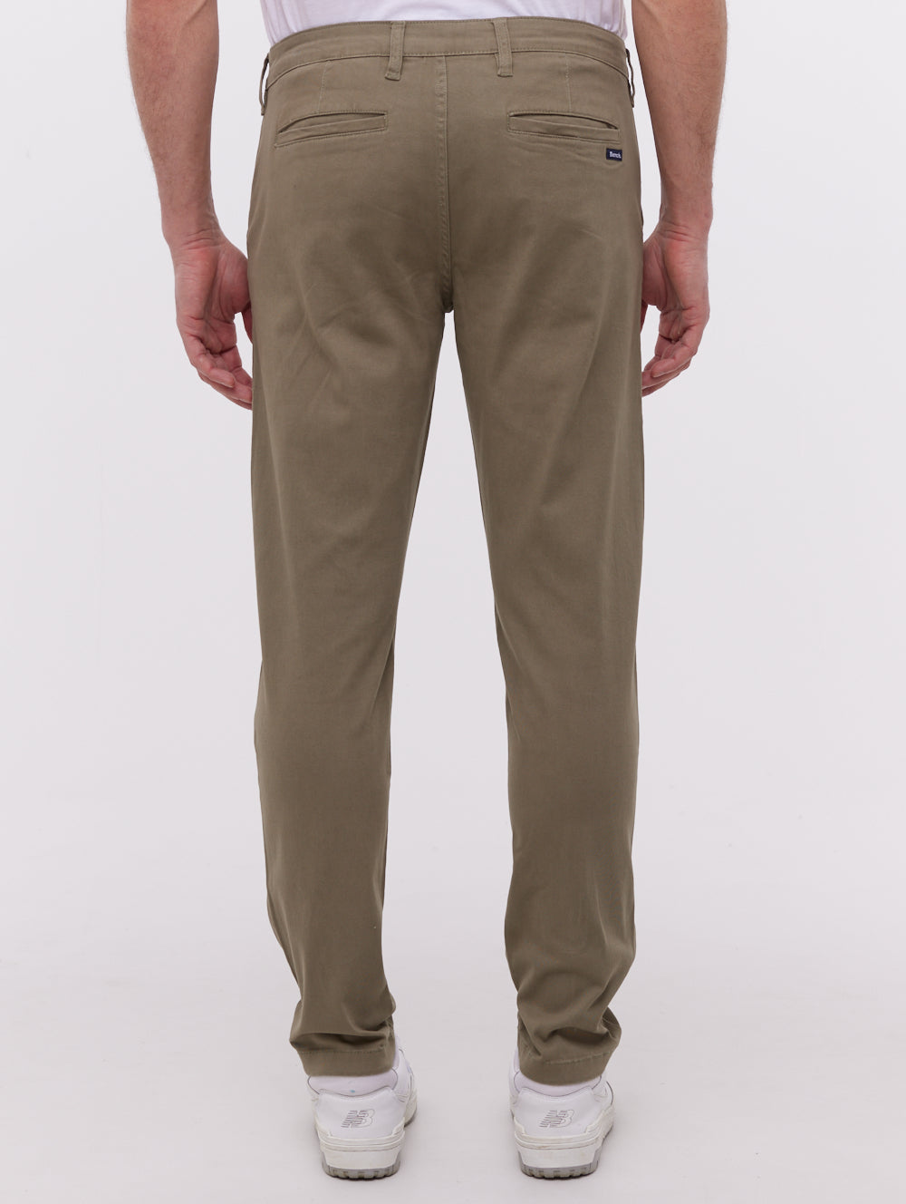 Jimini Washed Twill Chino Pants for Men - Comfortable Slim Fit Casual Trousers - Perfect for Office, Travel & Everyday Wear