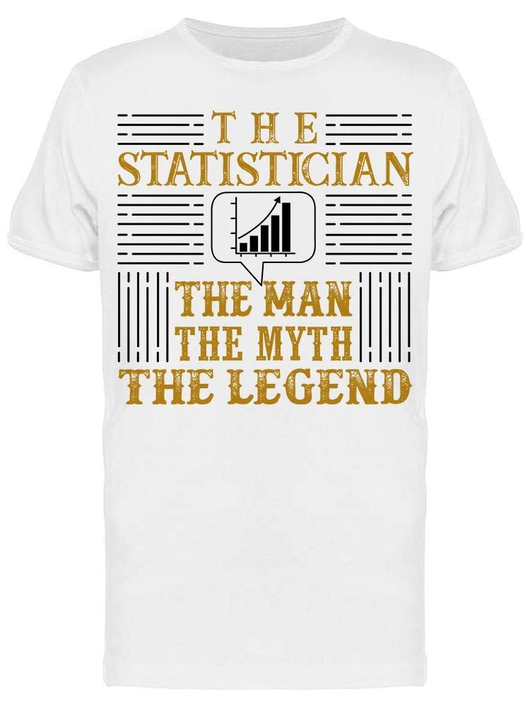 Statistician Graphic T-Shirt for Men - Funny Math & Data Science Tee - Casual Wear for Work, School & Everyday Outfits