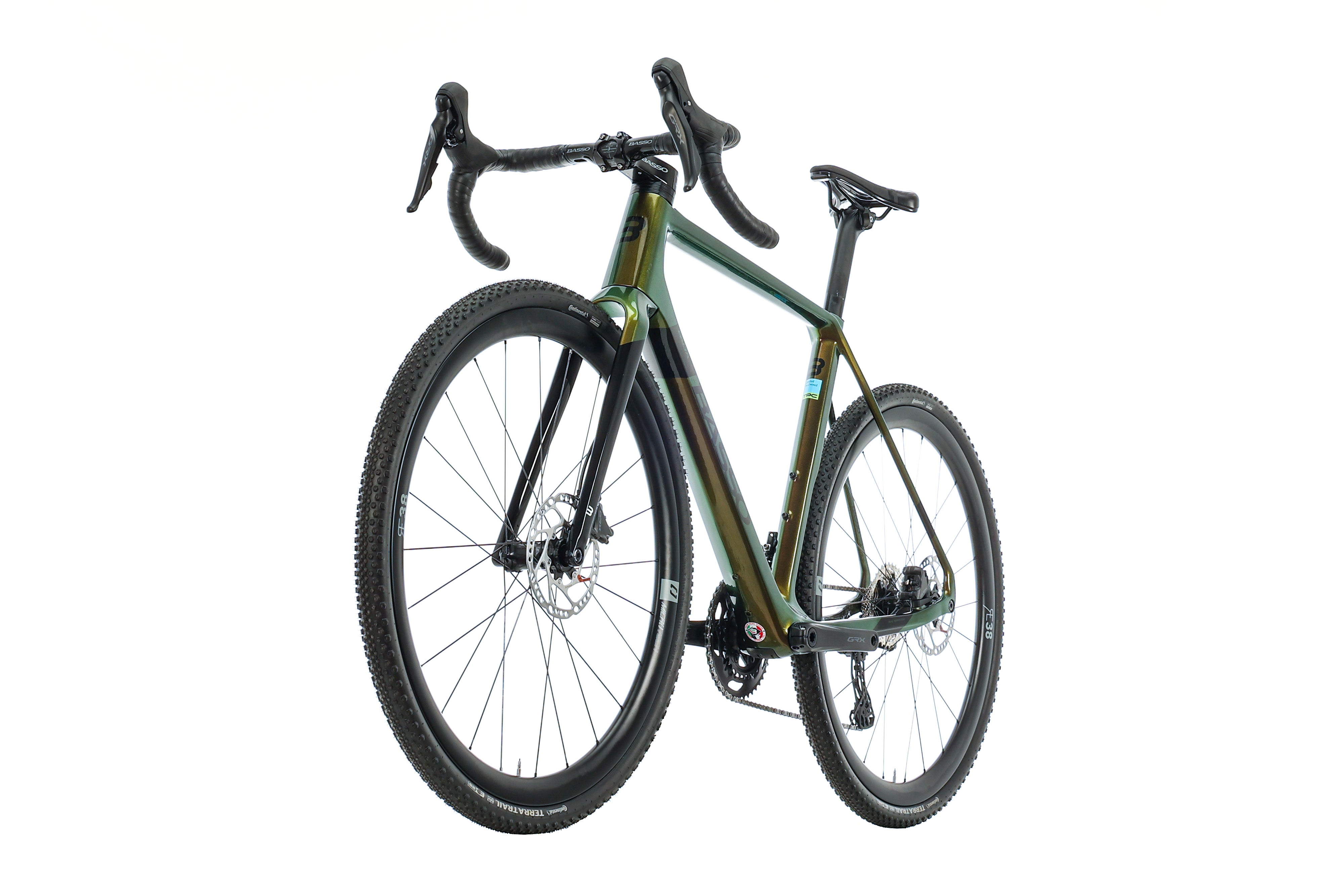 Basso Palta Gravel Bike 2023 - Medium Size, Lightweight Carbon Frame, All-Terrain Adventure & Commuting Bike for Men & Women