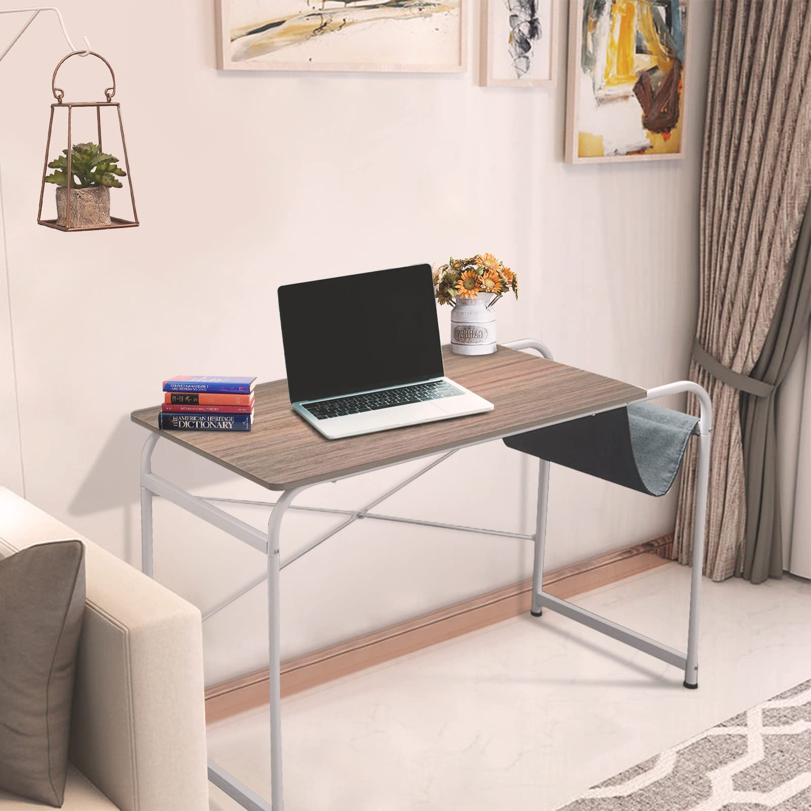Compact Computer Desk with Storage Bag - 47.2