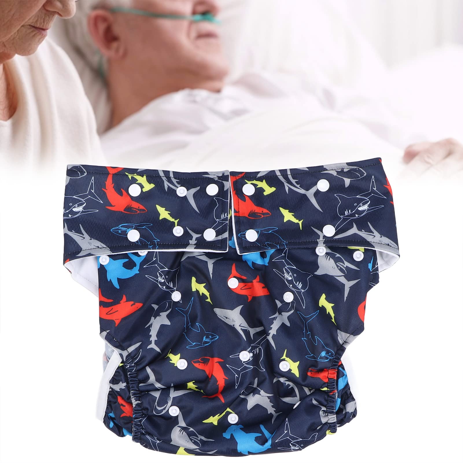Washable Adult Cloth Diapers for Men & Women - Breathable Incontinence Underwear with Absorbent Pads | Reusable Nappies for Day/Night Use, Travel & Post-Surgery Care