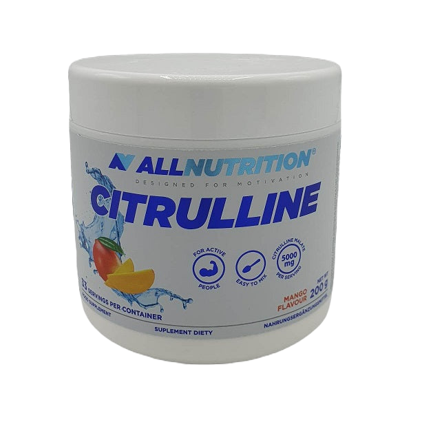 Allnutrition Citrulline Malate Powder 200g - Premium L-Arginine Booster for Muscle Pump, Endurance & Workout Recovery | Pre-Workout Supplement for Athletes & Fitness Enthusiasts