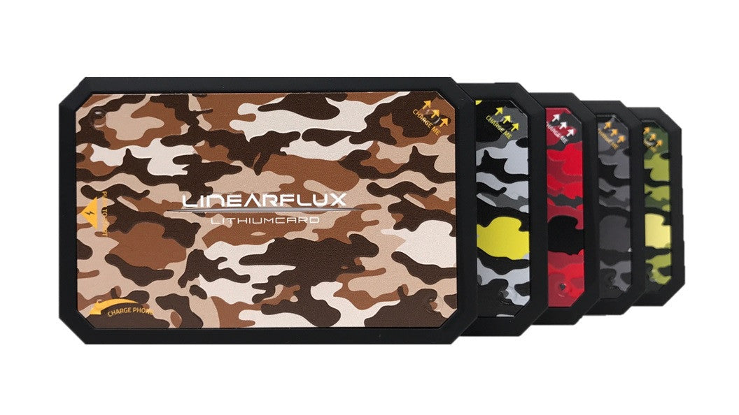 CAMO DESERT LithiumCard PRO - Portable External Battery with Apple Lightning Connector for iPhone, iPad - Perfect for Travel, Camping, and Outdoor Adventures