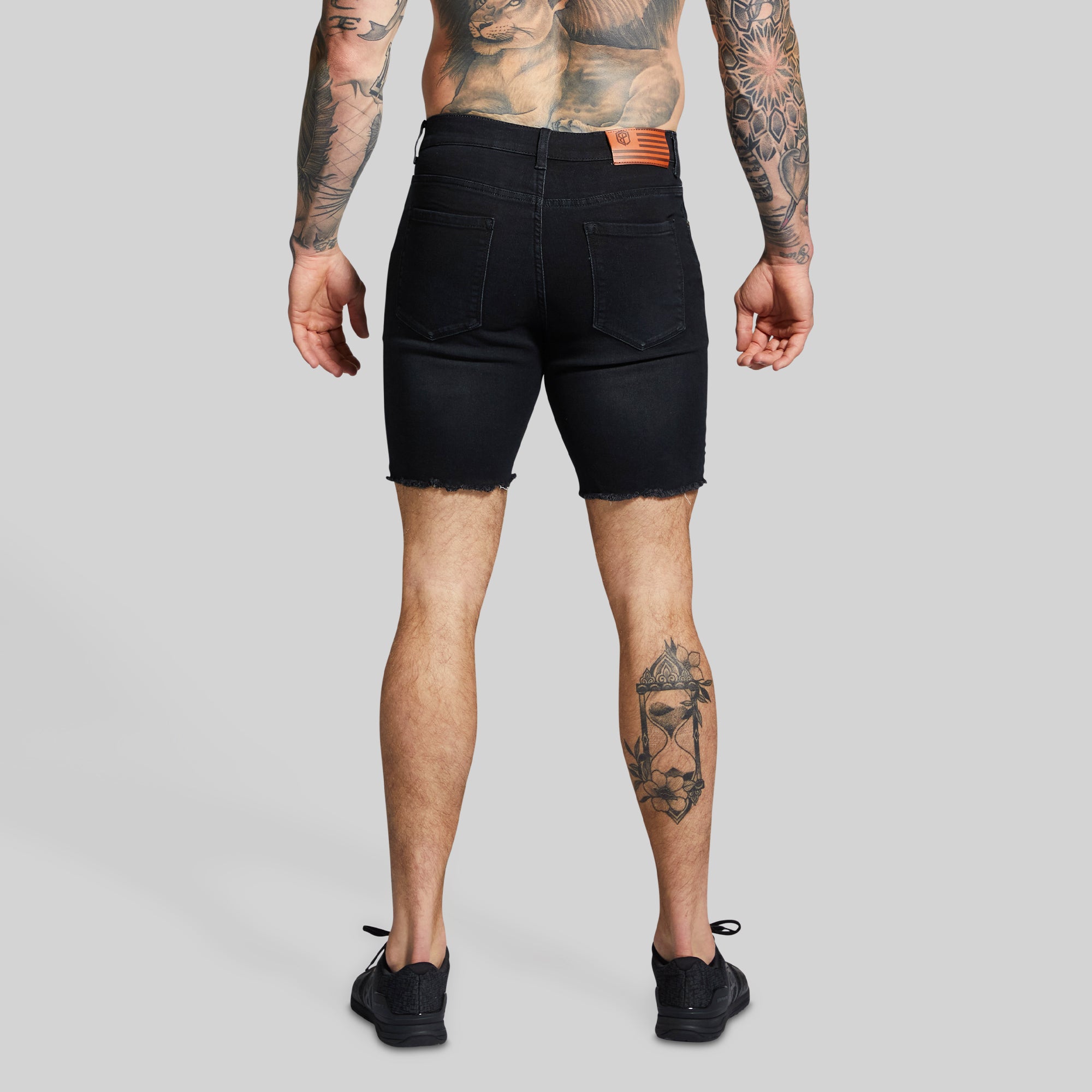 Stretchy Denim Jorts for Women - High Waist Black Jean Shorts with Flex Comfort | Perfect for Summer Outfits, Beach Vacations & Casual Wear