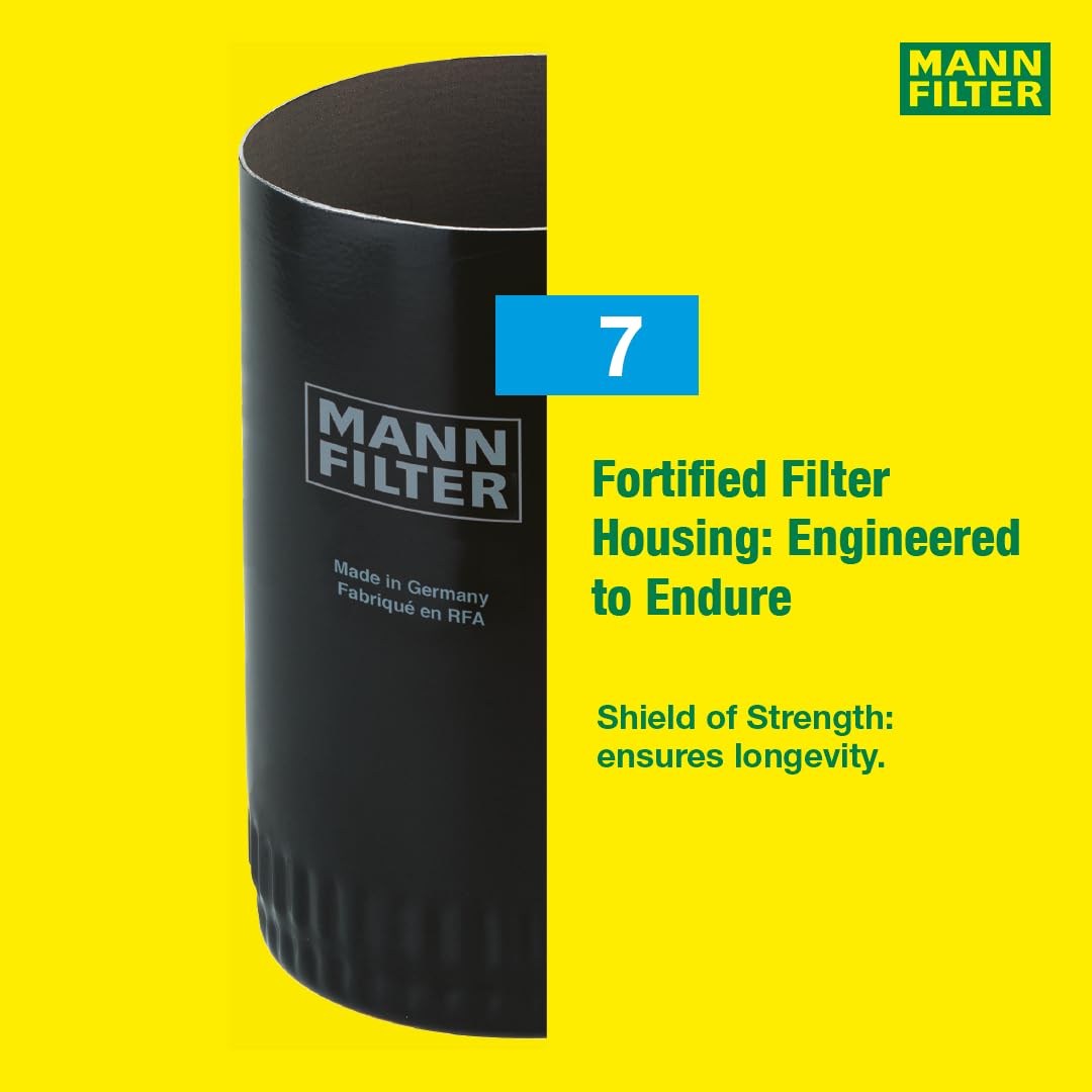 Mann Filter HU938/4X Premium Oil Filter Element - Compatible with Various Vehicles, Heavy-Duty Engine Protection | Ideal for Car Maintenance, Truck & SUV Oil Changes