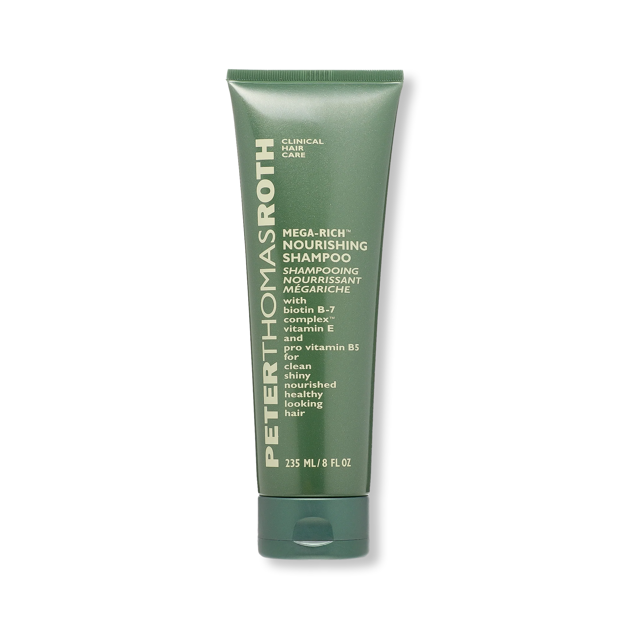Peter Thomas Roth Mega Rich Shampoo for Thick & Voluminous Hair - Sulfate-Free & Color Safe Shampoo for Daily Hair Care - Perfect for Dry, Damaged Hair & Scalp Nourishment