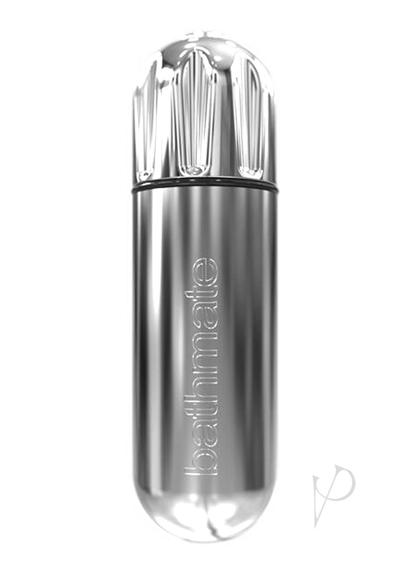 Bathmate Vibe Rechargeable Bullet Vibrator - Silver | Powerful Personal Massager for Relaxation & Intimate Pleasure | Perfect for Solo Use & Couples Play