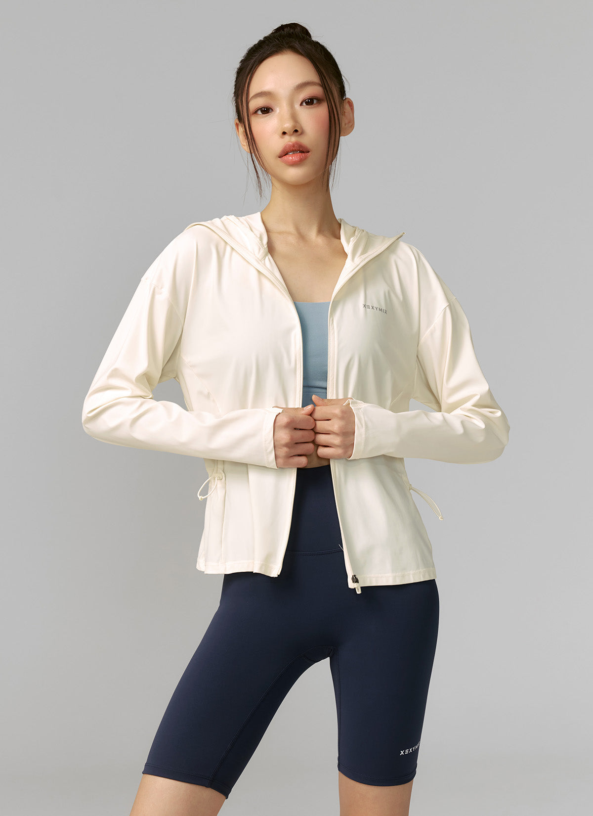 Cooling Lightweight String Hoodie Jacket for Men & Women - Breathable Summer Outdoor Wear for Hiking, Running & Casual Style