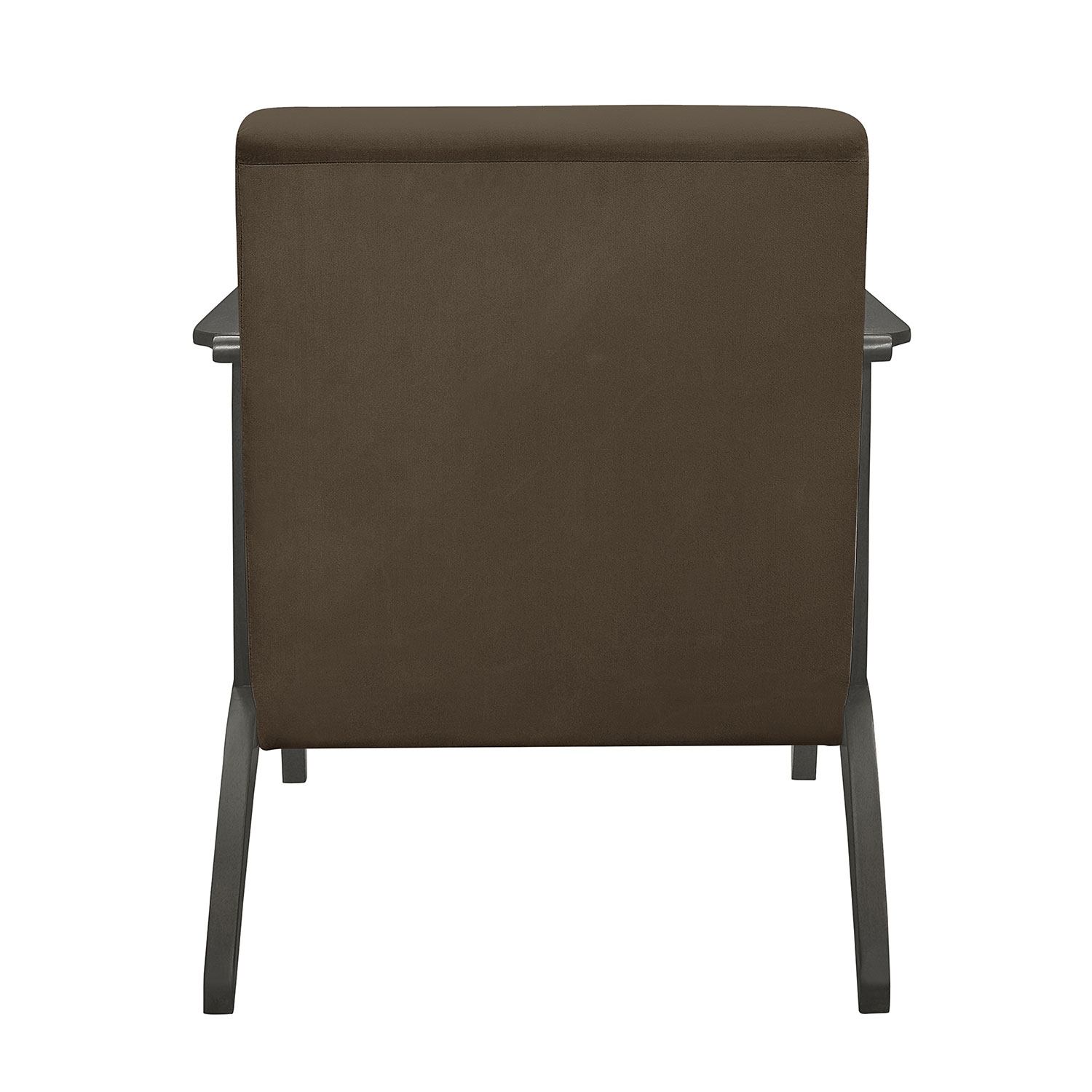 Byron Accent Chair in Taupe - Modern Upholstered Lounge Chair for Living Room, Bedroom, or Office
