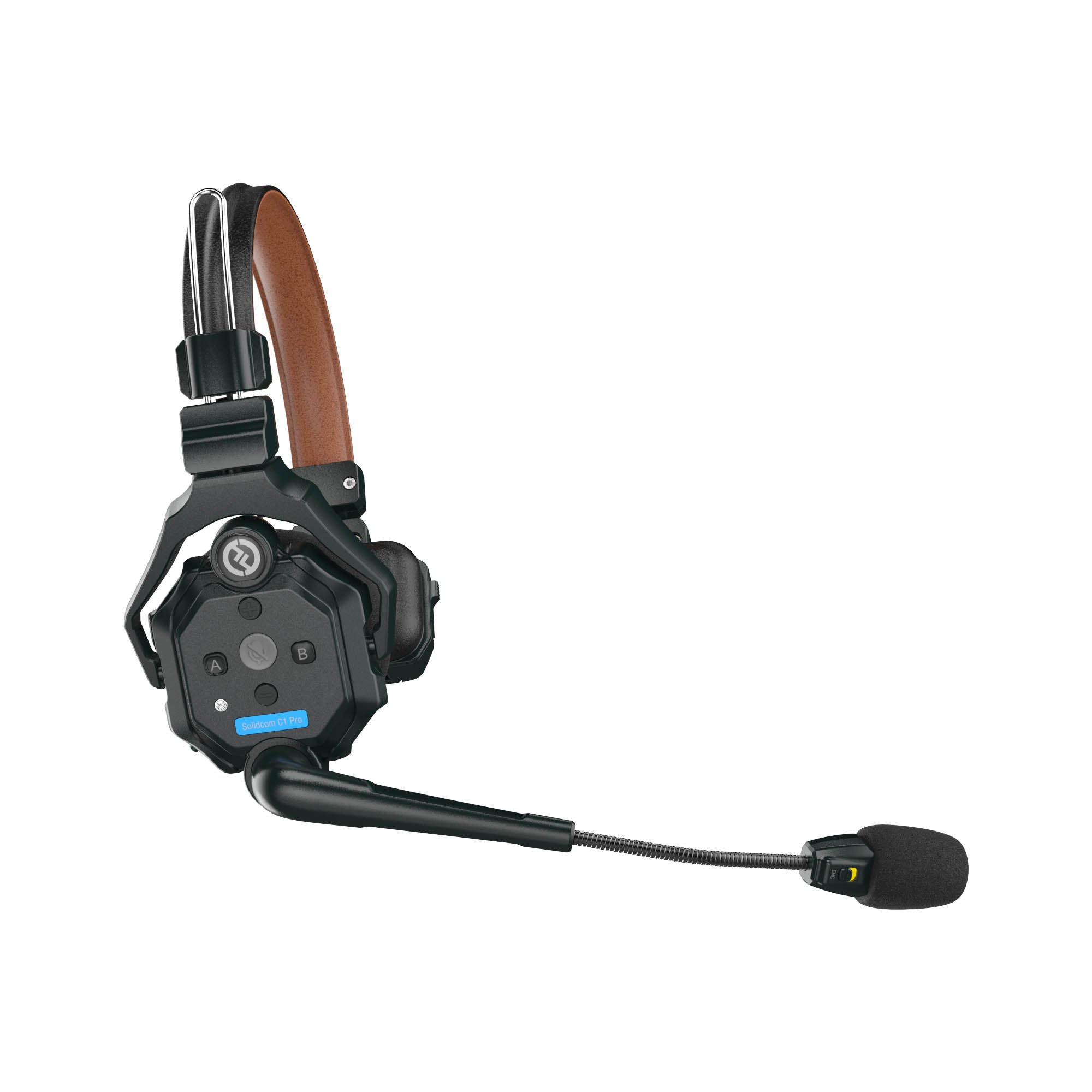 Solidcom C1 Pro SH02 Wireless Single Ear Remote Headset - Hands-Free Communication for Truckers & Call Centers (Special Order)