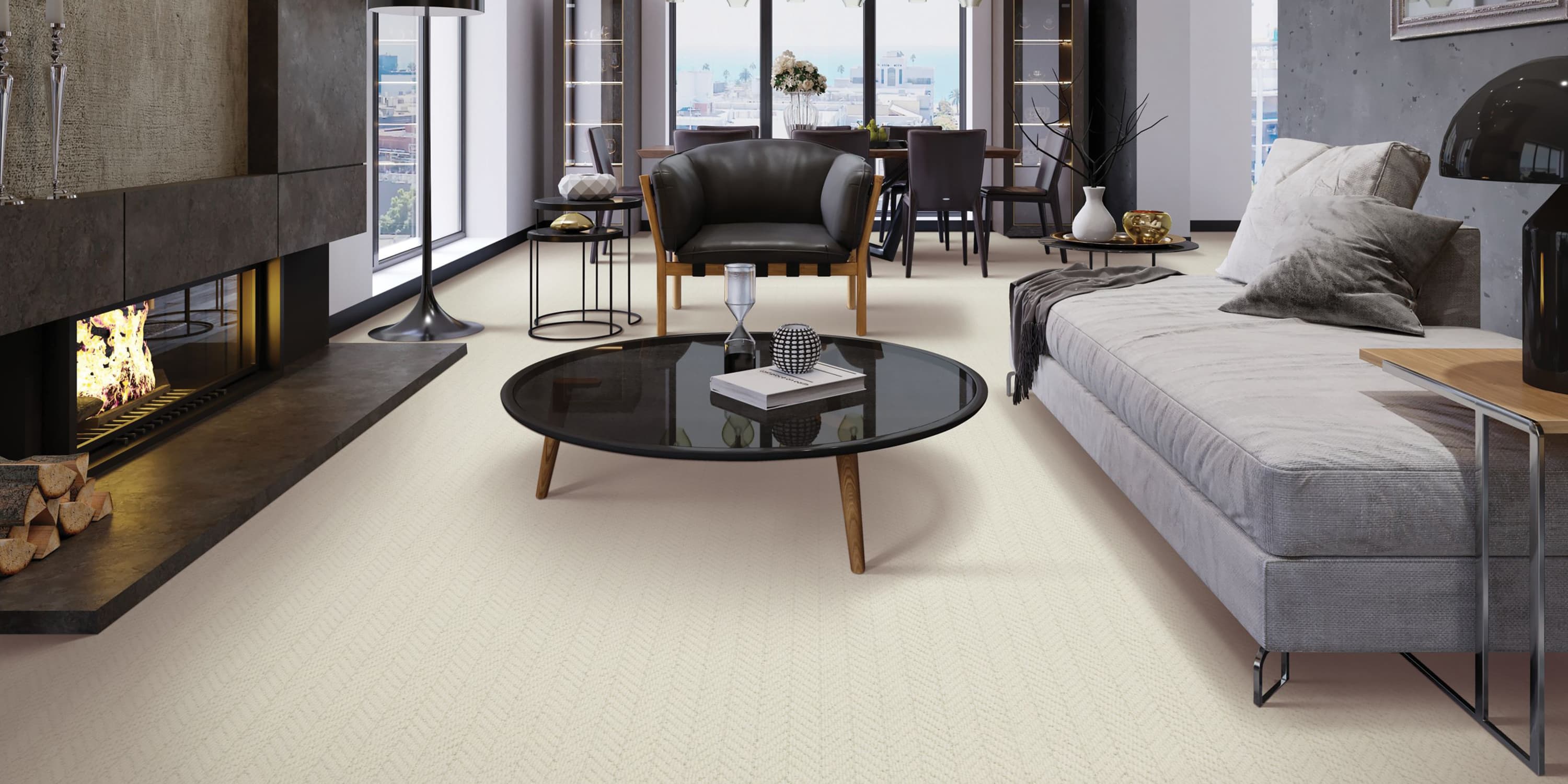 Godfrey Hirst Broadloom Wool Carpet - Alderney 13ft 2in Wide | Premium Soft Flooring for Living Room, Bedroom & Office | Eco-Friendly Home Decor