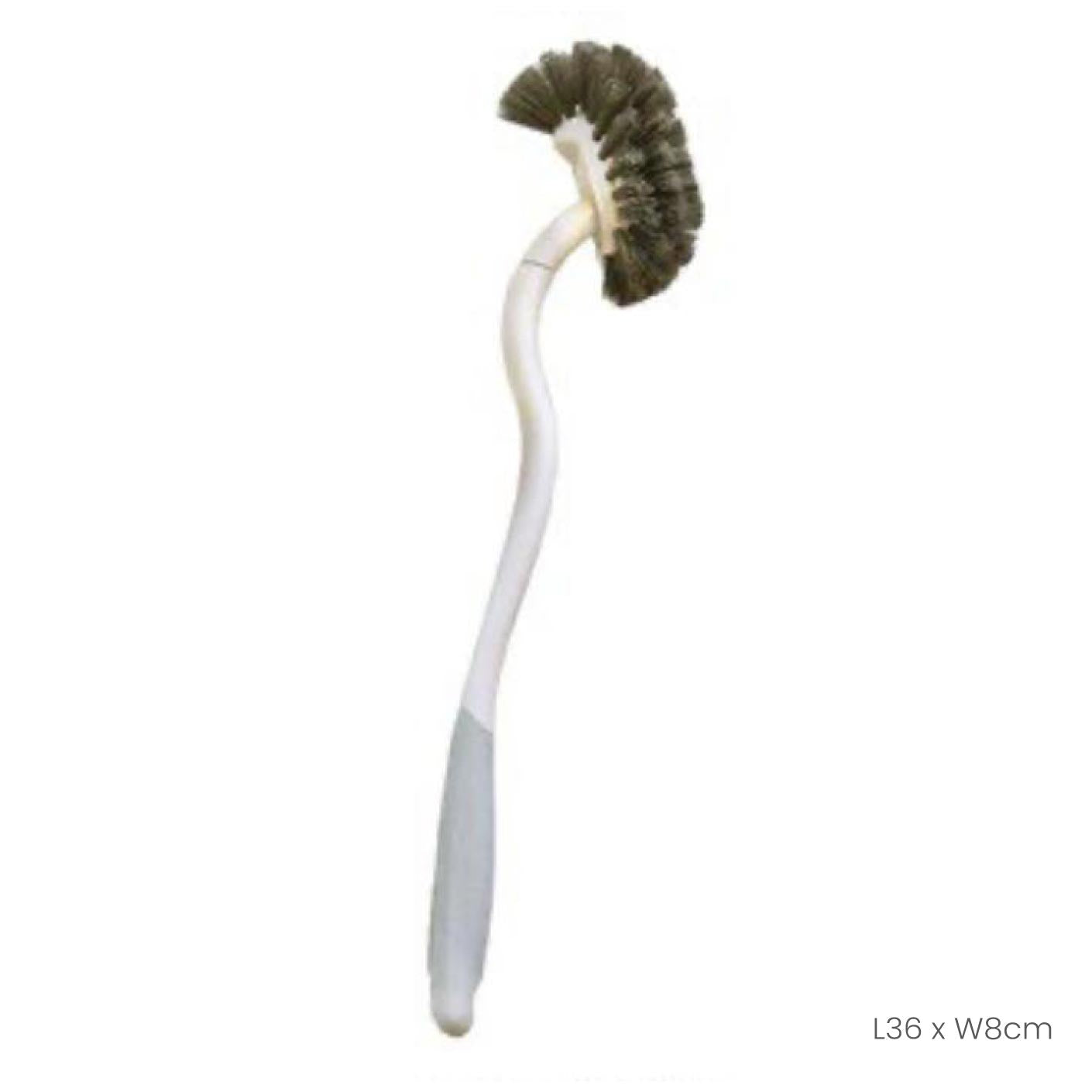 Reversible Multi Brush with Rubber Handle #6270 (HFH1238) - Perfect for Cleaning, Detailing, and Home Maintenance