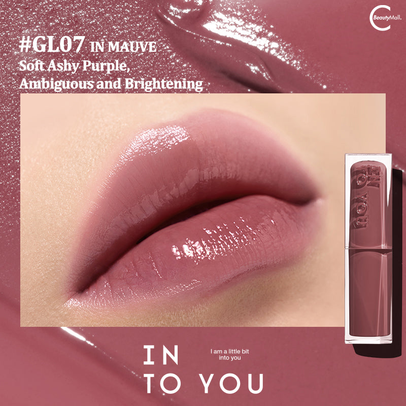 INTO YOU Mirror Glow Lipstick - Hydrating & Long Lasting Lip Color, High Shine Lipstick for Women, Perfect for Date Night & Special Occasions