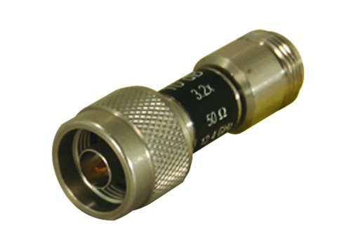Precision 10 dB BNC Coaxial Attenuator - CT3353 Fixed RF Signal Reducer for Test Equipment & Audio Systems | Perfect for Lab Testing, Broadcast Studios & Ham Radio Applications