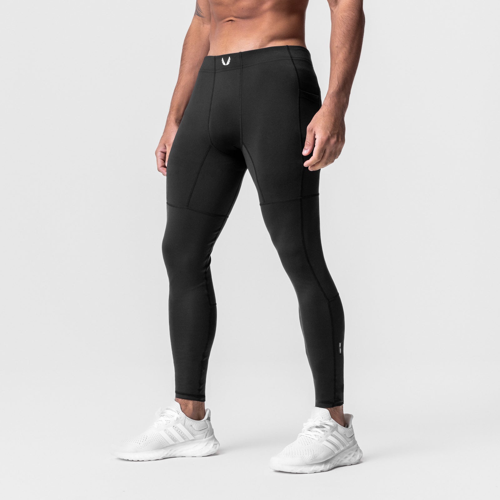 WarpFlexx® Side Pocket Legging for Women - High Waist Yoga Pants with Pockets, Black - Perfect for Workouts, Running, Yoga & Lounge Wear