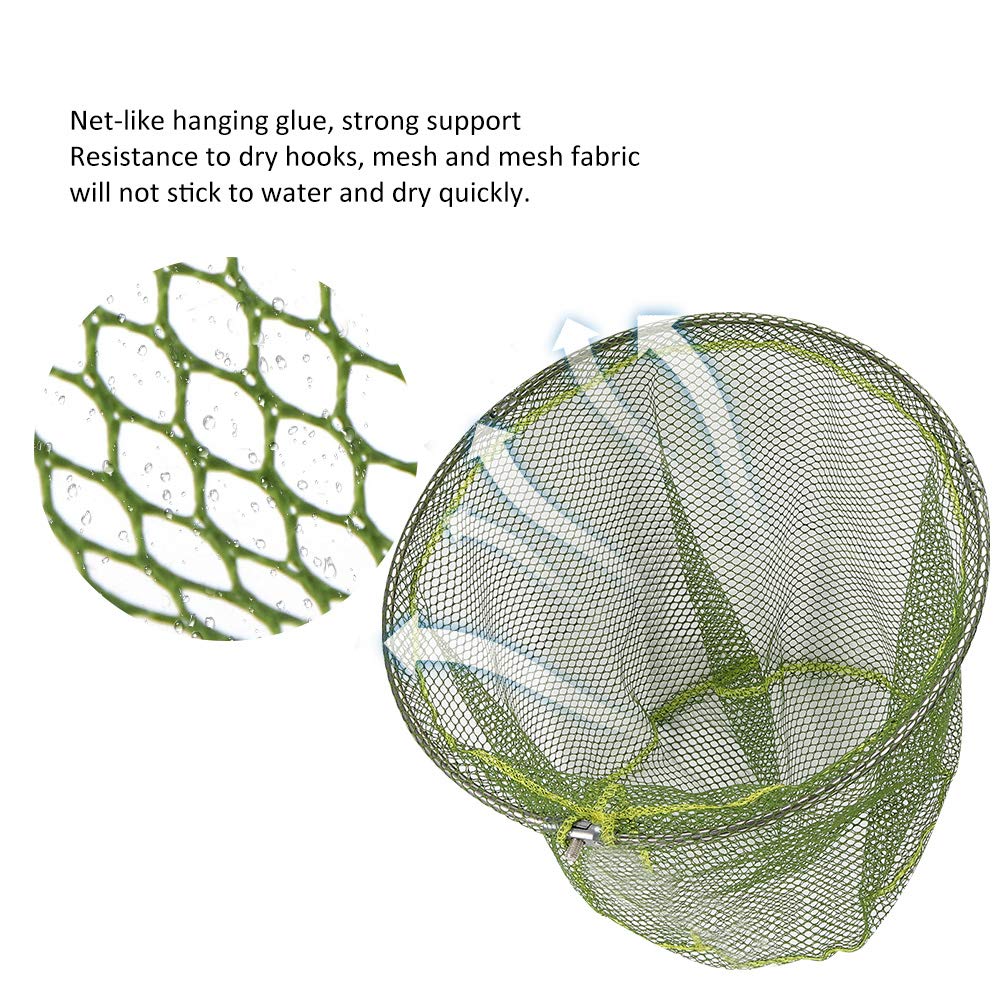 Portable Telescopic Fishing Net for Trout & Carp - Lightweight Foldable Triangle Net for Fly Fishing, Sea & Course - Perfect for Outdoor Fishing Trips & Travel