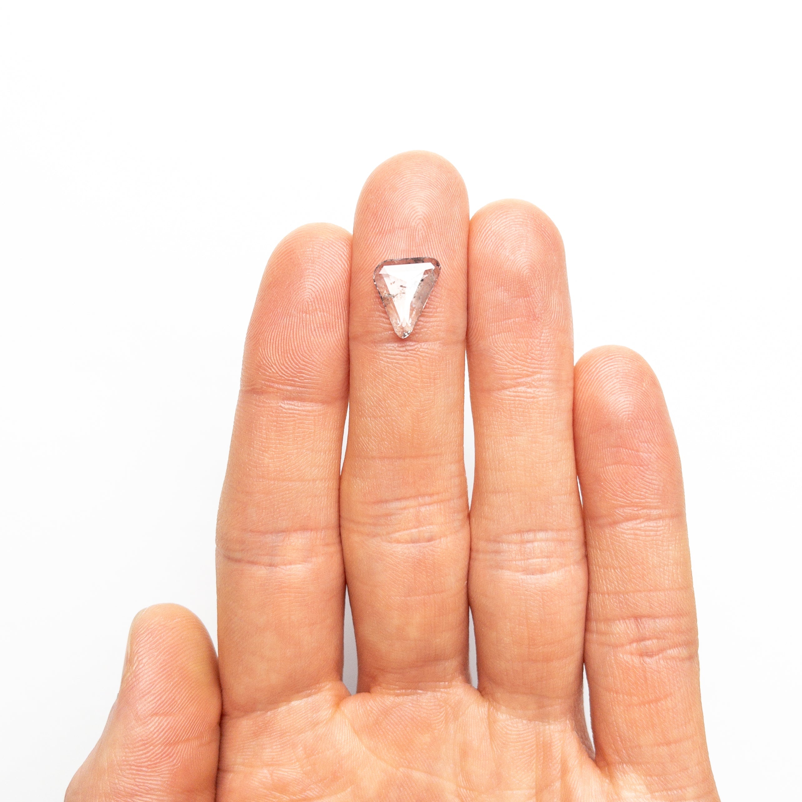 1.87ct 11.25x8.58x2.06mm Amorphous Rose Cut Gemstone - Unique Handcrafted Jewelry for Engagement Rings & Necklaces