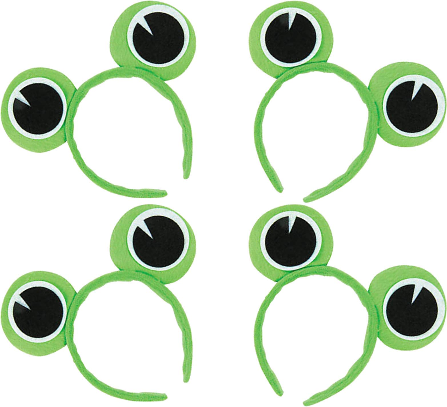 Soft Plush Frog Eye Headbands - Fun Passover Party Favors & Costume Accessories for Kids & Adults - Perfect for Dress-Up, Themed Parties & Holiday Celebrations