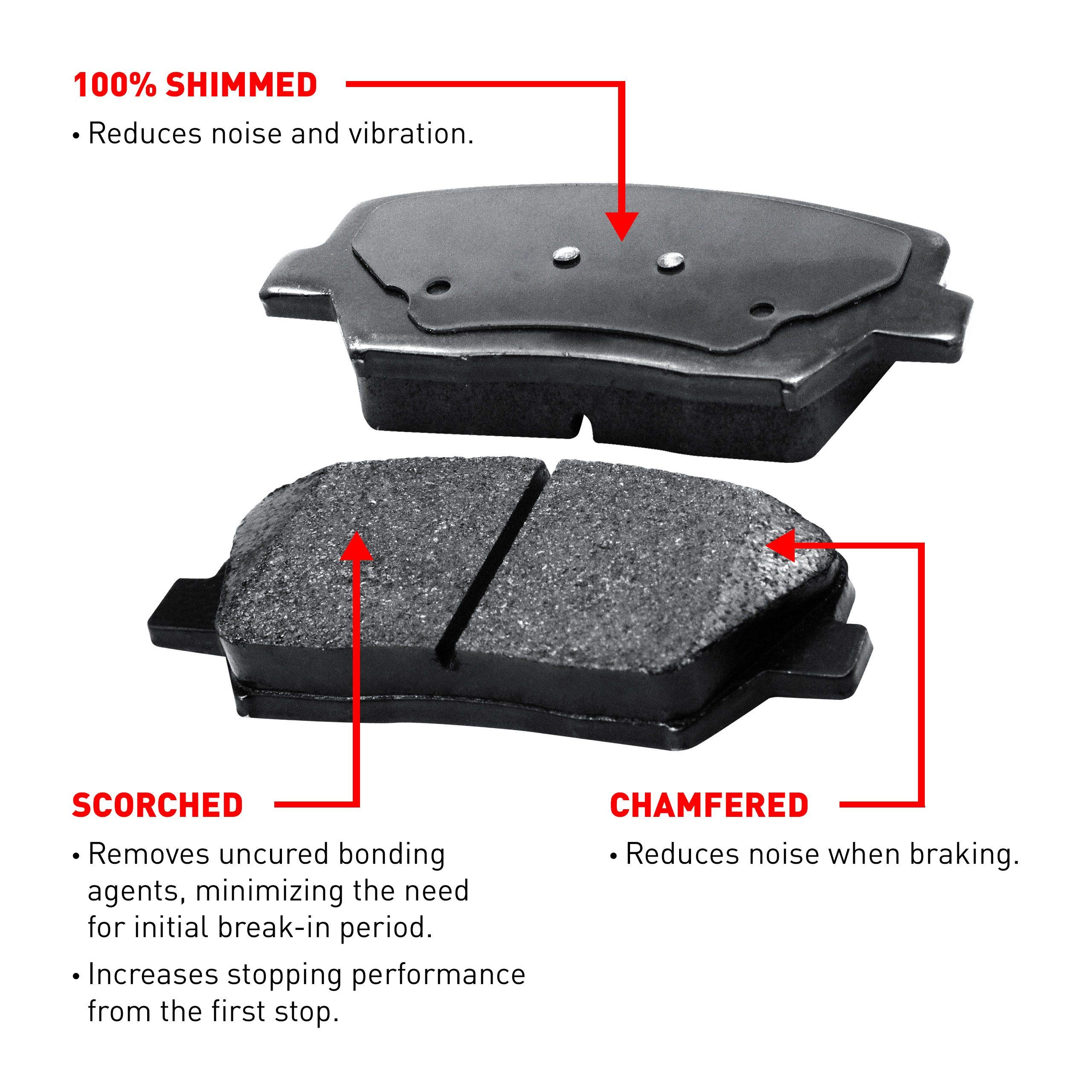 R1 Concepts Premium Front Brake Kit - Ceramic Brake Pads & Rotors for 1989-1994 Subaru Justy | High-Performance Braking for City Driving & Daily Commutes