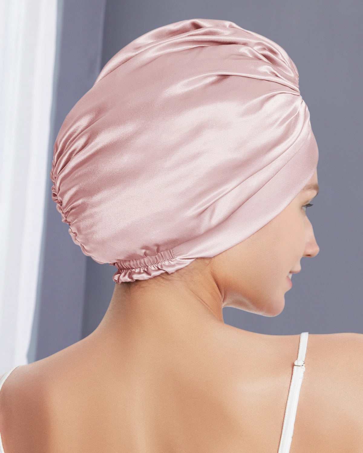 Silk Hair Wrap Turban for Women - Soft & Absorbent Hair Towel for Drying & Styling - Perfect for Post-Shower, Salon, Spa & Home Use