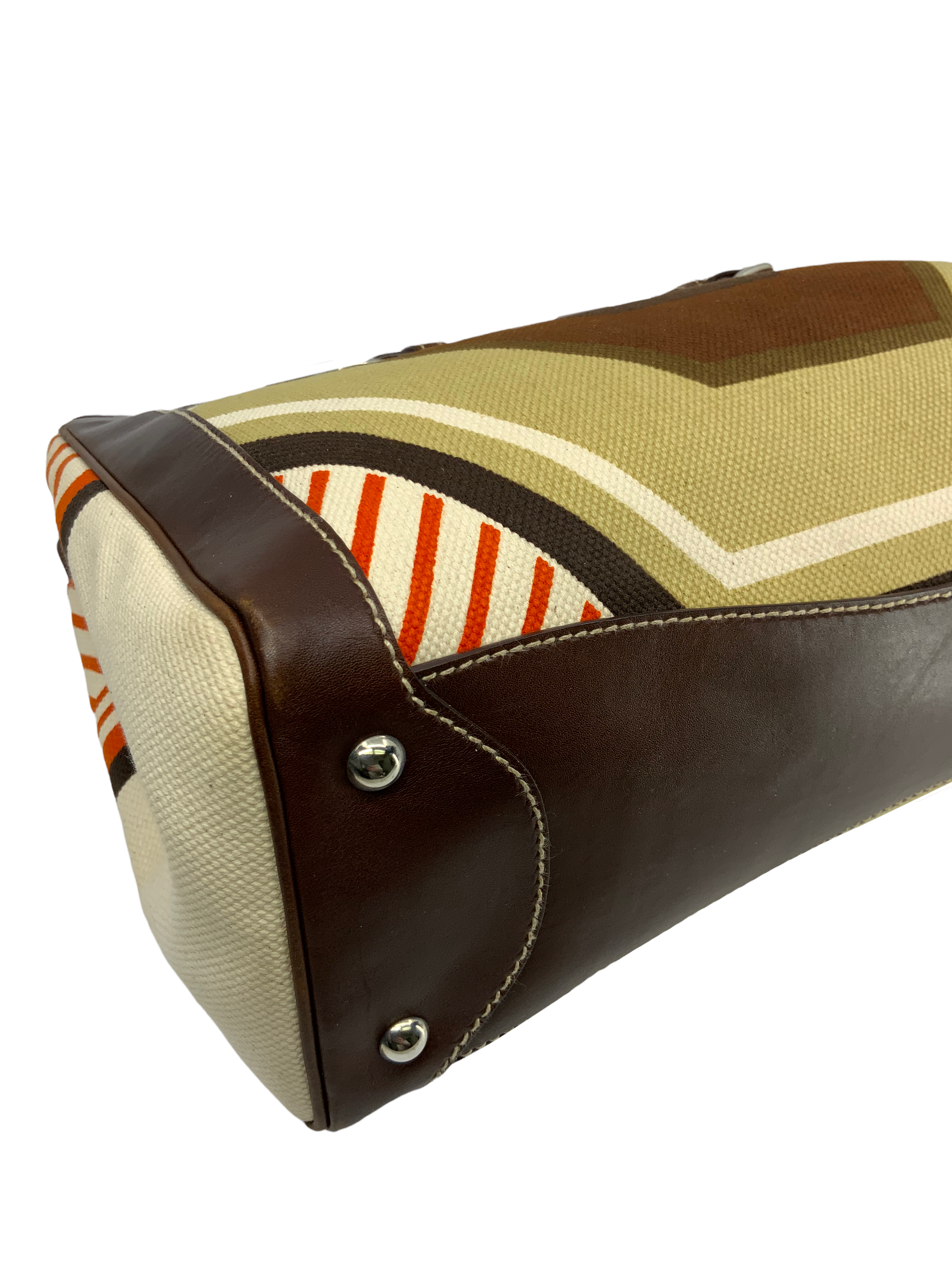 Miu Miu Designer Tote Bag - Stylish Canvas and Leather Patchwork Handbag for Women | Perfect for Work, Travel, and Everyday Use