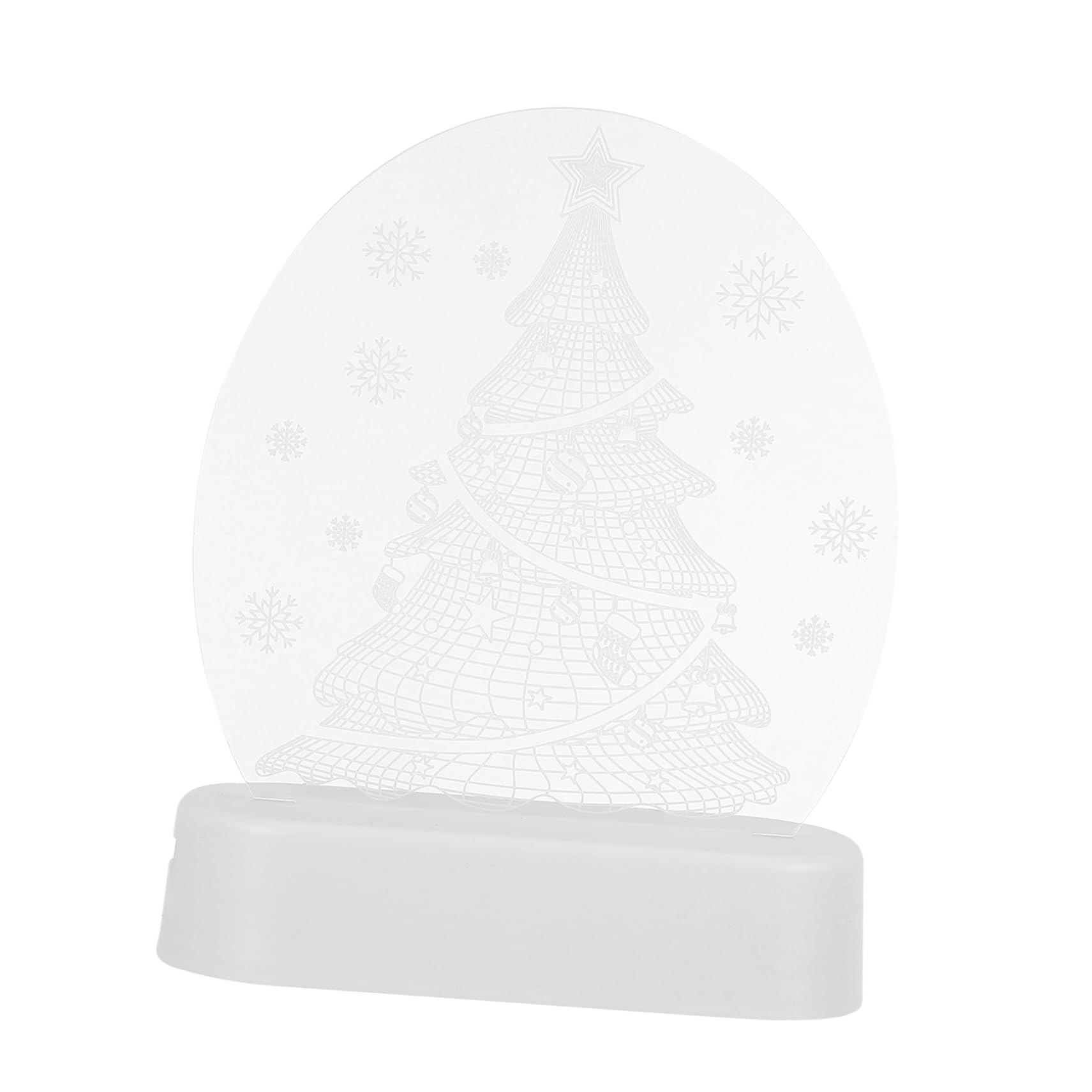 OSALADI Christmas LED Night Light - Dimmable Battery/USB Powered Table Lamp for Bedside, Desk, Holiday Decor - Perfect for Bedrooms, Nurseries, and Christmas Gift Giving