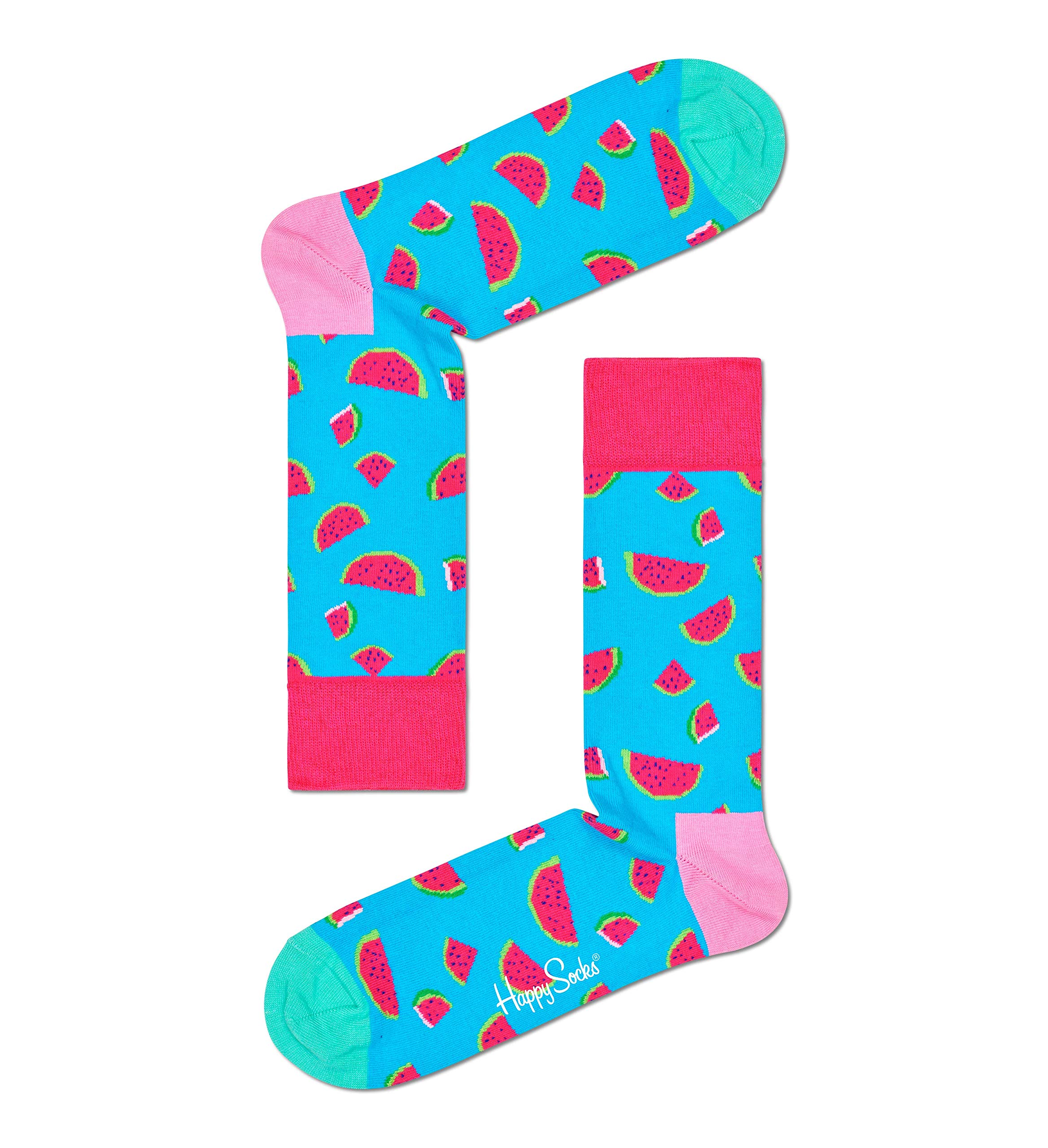 Happy Socks Black & White Striped Crew Socks for Men & Women - Soft Cotton Low Cut Ankle Socks with Gift Box - Eco-Friendly Sustainable Casual & Dress Socks for Everyday Wear, Office, Gifts & Special Occasions