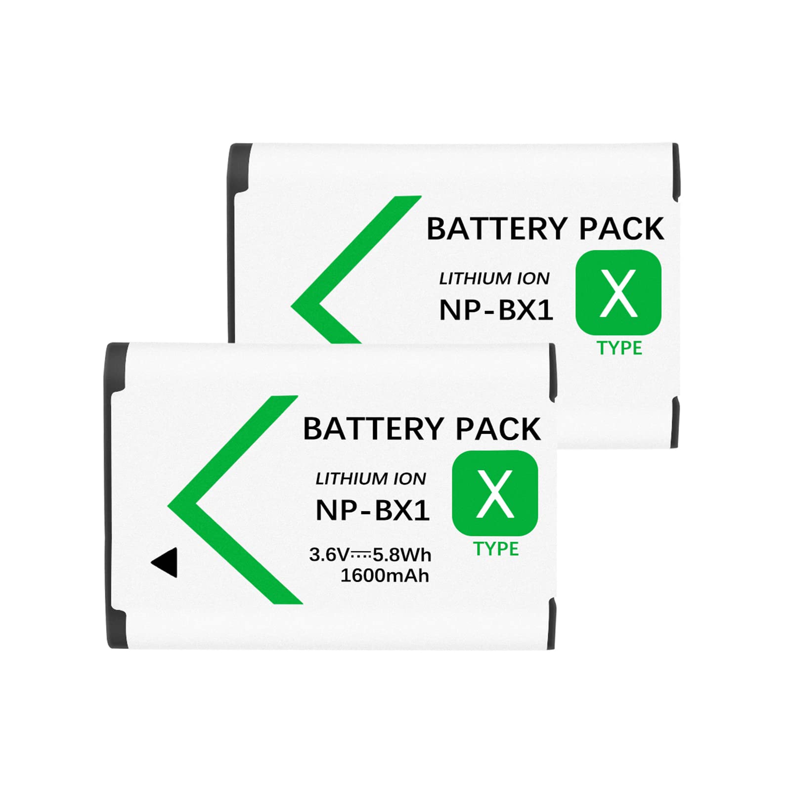 NP-BX1 Battery and Dual Charger Kit - 2 Pack Replacement Batteries with Intelligent Charger for Sony DSC-RX100 III, HDR-CX405, HDR-CX440, HDR-AS20 Cameras - Perfect for Travel, Vlogging & Extended Photography Sessions